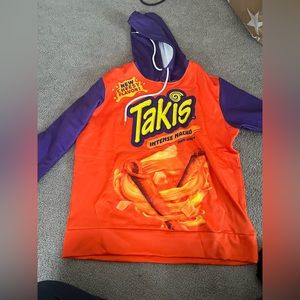 TAKIS Nacho Cheese Hoodie *New* SIZE LARGE